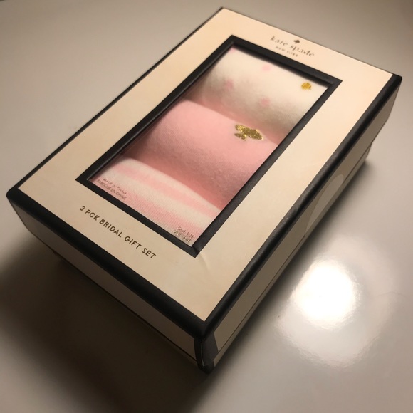 kate spade Accessories - Kate Spade 3 Pack Bridal  Gift Set - Socks NWT